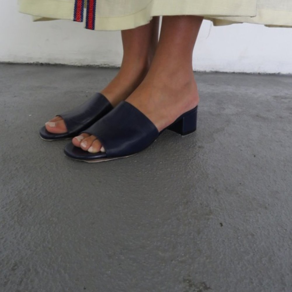 Maryam Nassir Zadeh Sophie Slide Blue 38/8